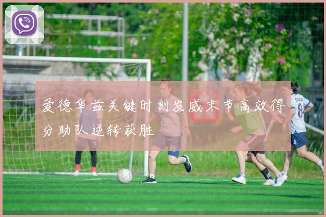爱德华兹关键时刻发威末节高效得分助队逆转获胜